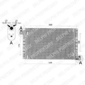 Imagine Condensator, climatizare DELPHI TSP0225262