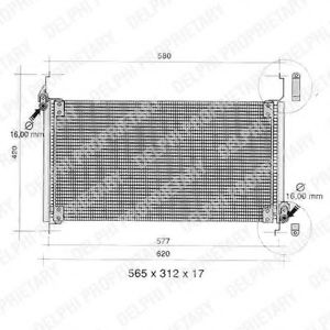 Imagine Condensator, climatizare DELPHI TSP0225264