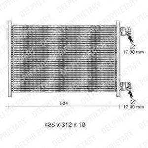 Imagine Condensator, climatizare DELPHI TSP0225271