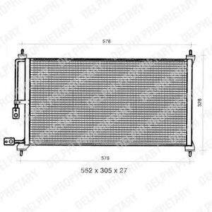 Imagine Condensator, climatizare DELPHI TSP0225281