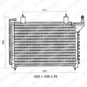 Imagine Condensator, climatizare DELPHI TSP0225295