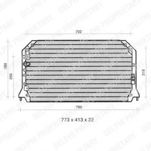 Imagine Condensator, climatizare DELPHI TSP0225310