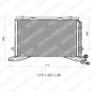 Imagine Condensator, climatizare DELPHI TSP0225330