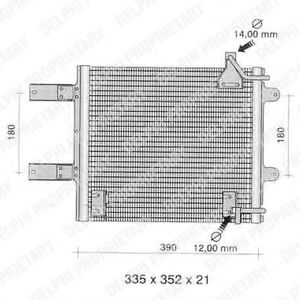 Imagine Condensator, climatizare DELPHI TSP0225373