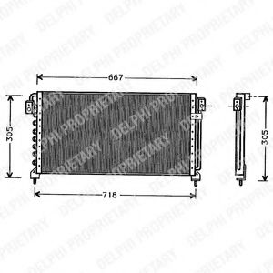 Imagine Condensator, climatizare DELPHI TSP0225378