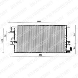 Imagine Condensator, climatizare DELPHI TSP0225386