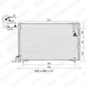 Imagine Condensator, climatizare DELPHI TSP0225389