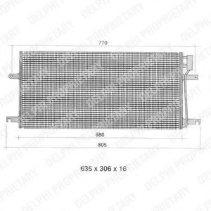 Imagine Condensator, climatizare DELPHI TSP0225393