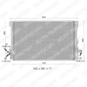 Imagine Condensator, climatizare DELPHI TSP0225395