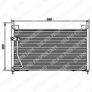 Imagine Condensator, climatizare DELPHI TSP0225429