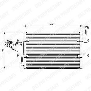 Imagine Condensator, climatizare DELPHI TSP0225446