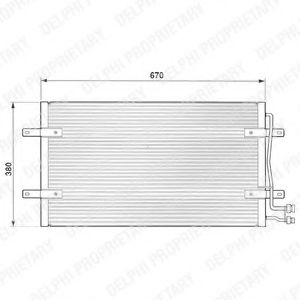 Imagine Condensator, climatizare DELPHI TSP0225471