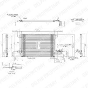 Imagine Condensator, climatizare DELPHI TSP0225482