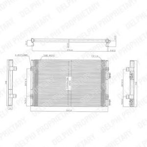 Imagine Condensator, climatizare DELPHI TSP0225486