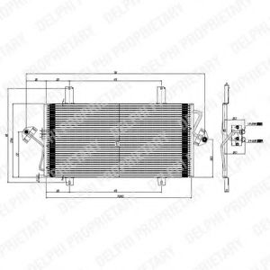 Imagine Condensator, climatizare DELPHI TSP0225535