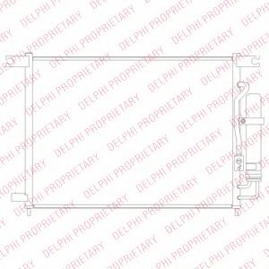 Imagine Condensator, climatizare DELPHI TSP0225694