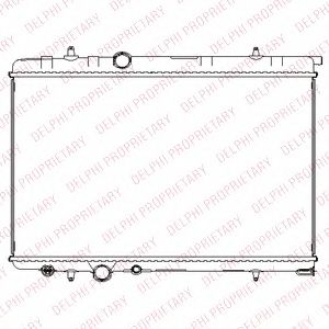 Imagine Radiator, racire motor DELPHI TSP0524055