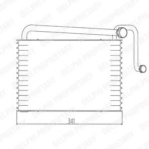 Evaporator,aer conditionat DELPHI TSP0525014