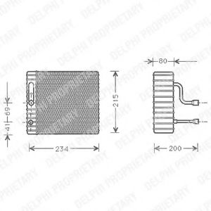 Imagine evaporator,aer conditionat DELPHI TSP0525126