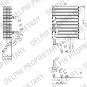 Imagine evaporator,aer conditionat DELPHI TSP0525177