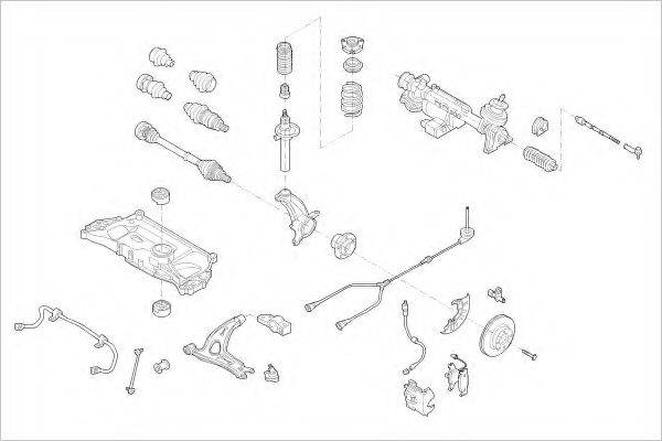 Imagine Suspensie roata DELPHI VW-17484-F