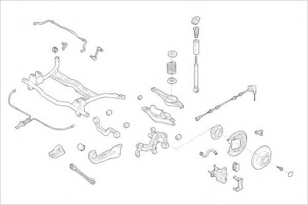 Imagine Suspensie roata DELPHI VW-17484-R