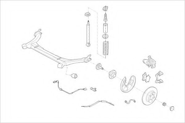 Imagine Suspensie roata DELPHI VW-17742-R