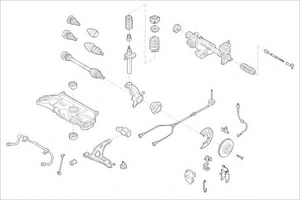 Imagine Suspensie roata DELPHI VW-17766-F