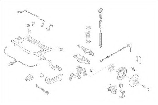 Imagine Suspensie roata DELPHI VW-17768-R