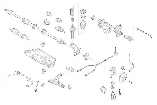 Imagine Suspensie roata DELPHI VW-17770-F