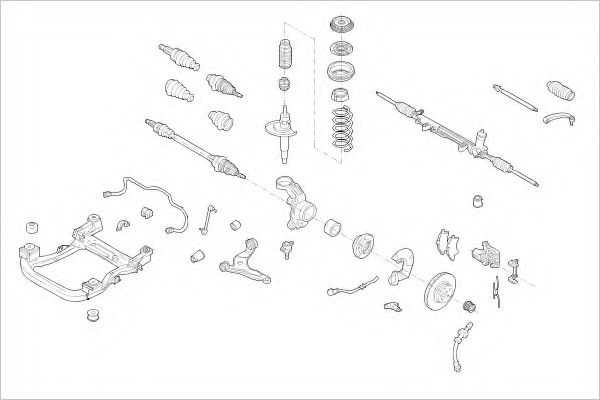 Imagine Suspensie roata DELPHI VW-17771-F