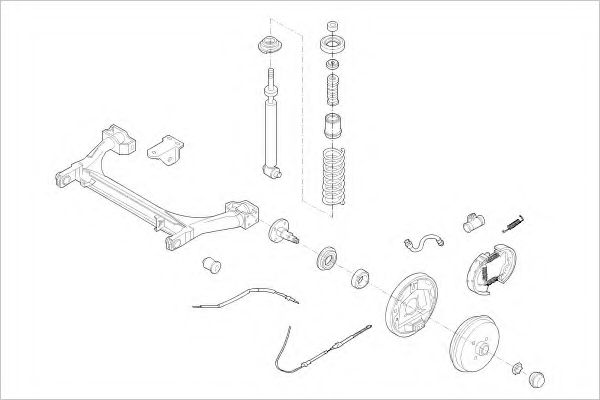 Imagine Suspensie roata DELPHI VW-17837-R