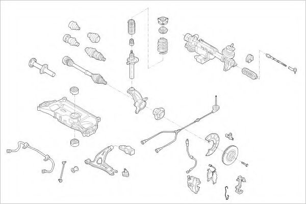 Imagine Suspensie roata DELPHI VW-18387-F