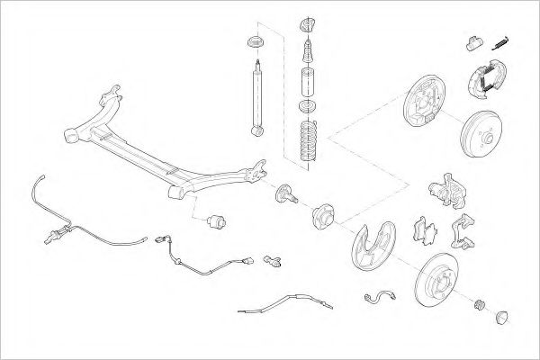 Imagine Suspensie roata DELPHI VW-18599-R