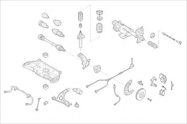 Imagine Suspensie roata DELPHI VW-18921-F