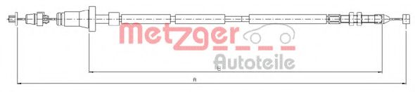 Imagine Cablu acceleratie METZGER 10.0102