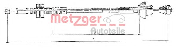 Imagine Cablu acceleratie METZGER 10.0152