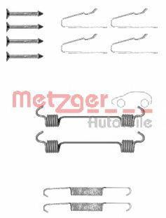 Imagine set accesorii, saboti frana parcare METZGER 105-0808