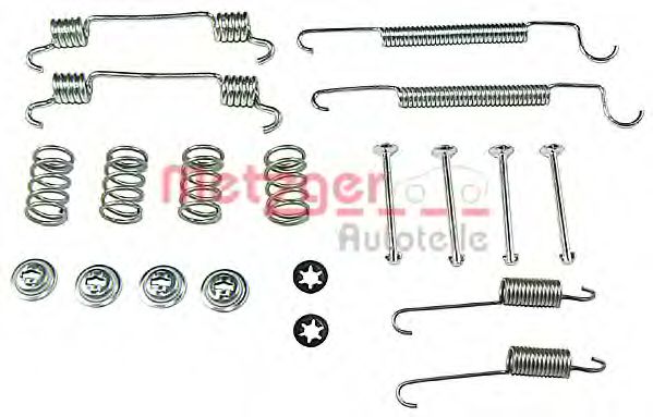 Imagine Set accesorii, sabot de frana METZGER 105-0873