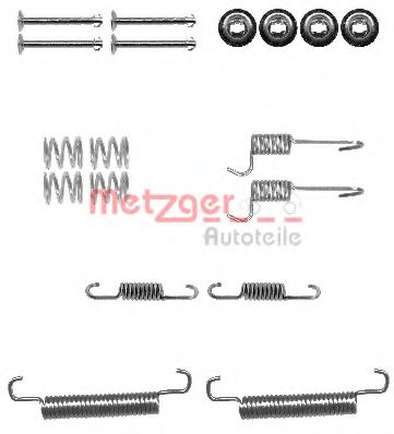 Imagine Set accesorii, sabot de frana METZGER 105-0894