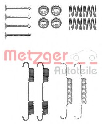 Imagine set accesorii, saboti frana parcare METZGER 105-0896