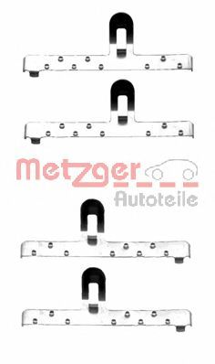 Imagine Set accesorii, placute frana METZGER 109-1048