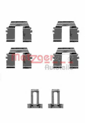 Imagine Set accesorii, placute frana METZGER 109-1233