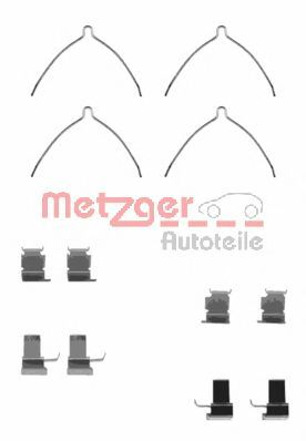 Imagine Set accesorii, placute frana METZGER 109-1261