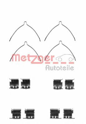 Imagine Set accesorii, placute frana METZGER 109-1289