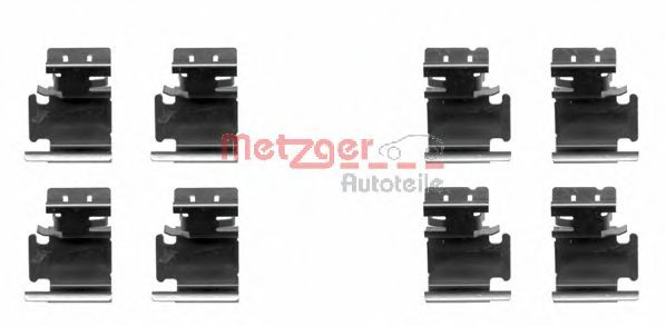 Imagine Set accesorii, placute frana METZGER 109-1298