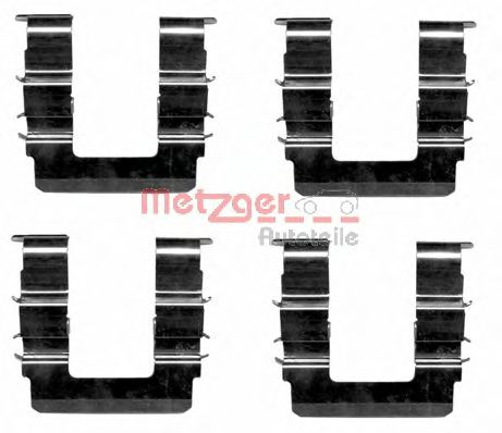 Imagine Set accesorii, placute frana METZGER 109-1615
