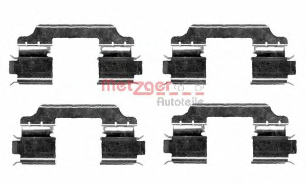 Imagine Set accesorii, placute frana METZGER 109-1654