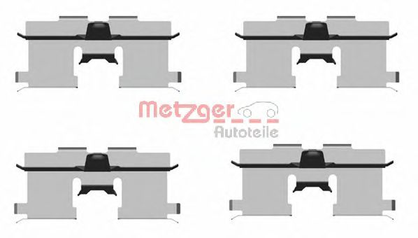 Imagine Set accesorii, placute frana METZGER 109-1692