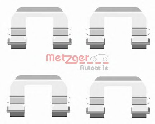 Imagine Set accesorii, placute frana METZGER 109-1693